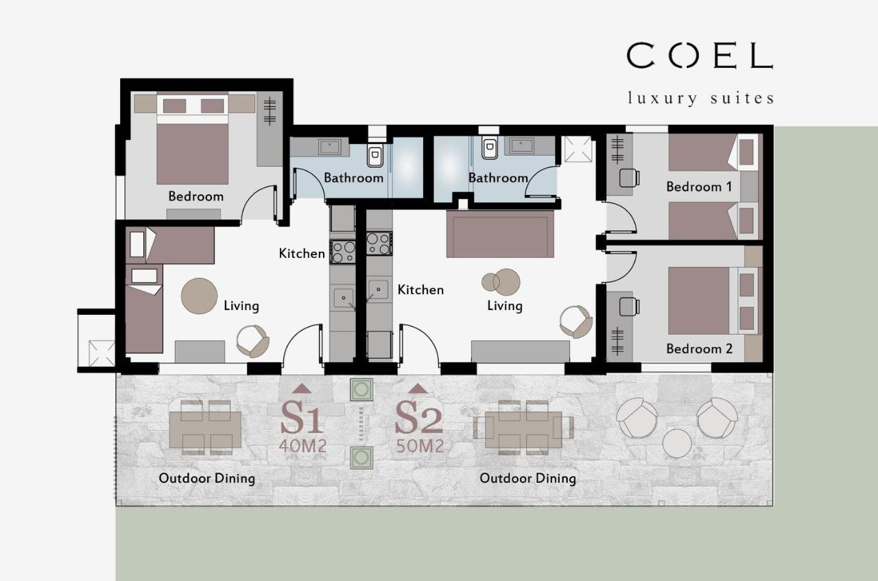 Coel Luxury Suites By Rentalspro Services - Potidea Halkidiki Nea Poteidaia Dış mekan fotoğraf